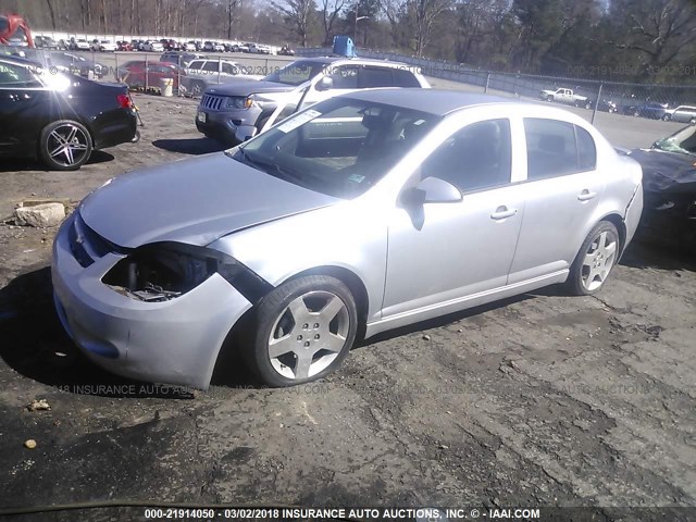 1G1AF5F54A7126477 - 2010 CHEVROLET COBALT 2LT SILVER photo 2