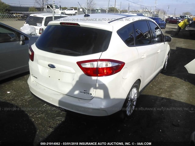 1FADP5AU8DL506648 - 2013 FORD C-MAX SE WHITE photo 4