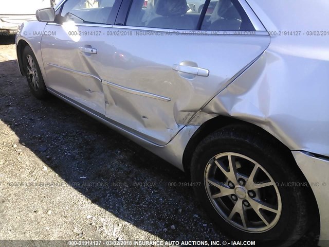 1G11A5SA3DF260747 - 2013 CHEVROLET MALIBU LS ვერცხლისფერი ფოტო 6