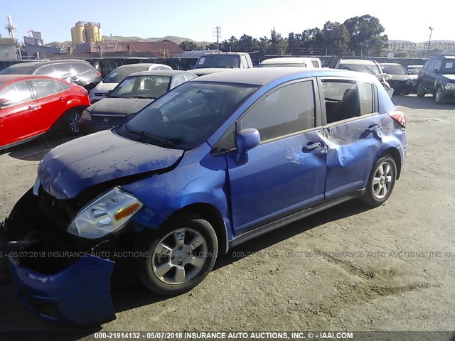 3N1BC1CP5CK814112 - 2012 NISSAN VERSA S/SL BLUE photo 2