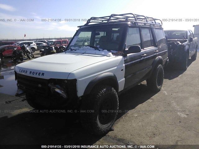 SALTY124XYA235337 - 2000 LAND ROVER DISCOVERY II  BLACK photo 2