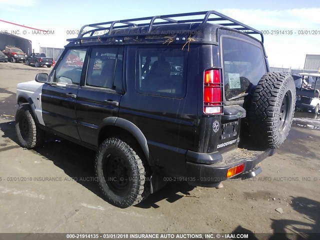 SALTY124XYA235337 - 2000 LAND ROVER DISCOVERY II  BLACK photo 3