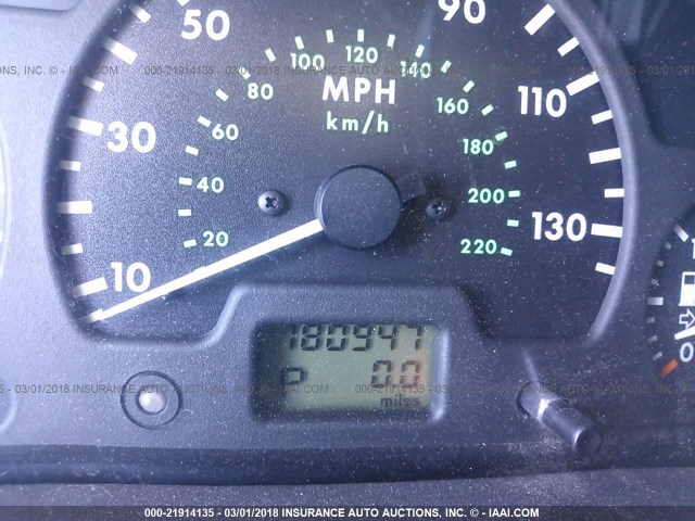 SALTY124XYA235337 - 2000 LAND ROVER DISCOVERY II  შავი ფოტო 7