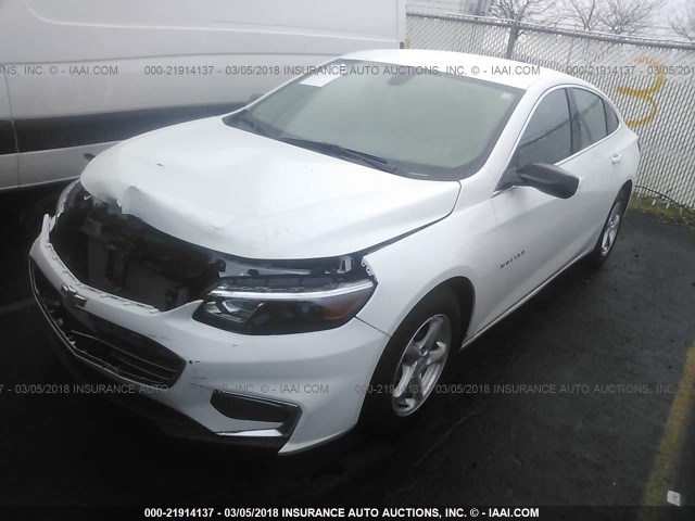 1G1ZB5ST6HF227927 - 2017 CHEVROLET MALIBU LS 白色 照片 2