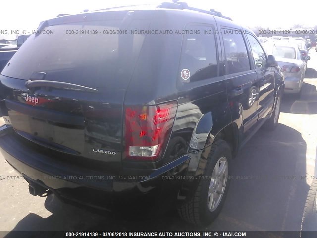 1J4HR48N45C593975 - 2005 JEEP GRAND CHEROKEE LAREDO/COLUMBIA/FREEDOM 黑色 照片 4