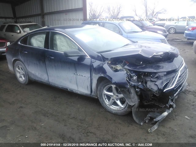 1G1ZB5ST1GF313404 - 2016 CHEVROLET MALIBU LS ლურჯი ფოტო 1