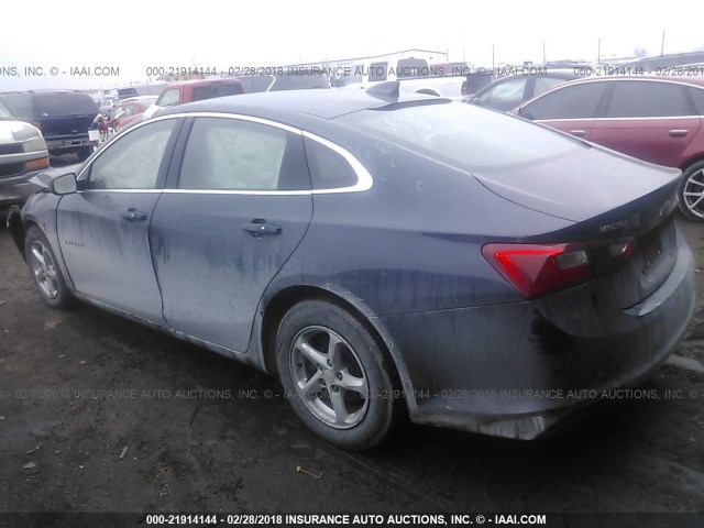 1G1ZB5ST1GF313404 - 2016 CHEVROLET MALIBU LS ლურჯი ფოტო 3