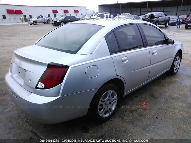 1G8AJ52F95Z126760 - 2005 SATURN ION LEVEL 2 SILVER photo 4