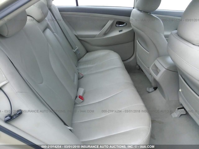 4T4BF3EK9AR060437 - 2010 TOYOTA CAMRY SE/LE/XLE GOLD photo 8