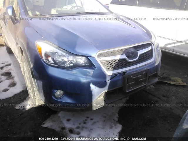 JF2GPAGC7E8341096 - 2014 SUBARU XV CROSSTREK 2.0 LIMITED BLUE photo 6