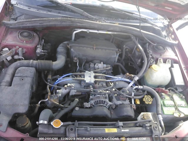 JF1SG65693H741103 - 2003 SUBARU FORESTER 2.5XS წითელი ფოტო 10