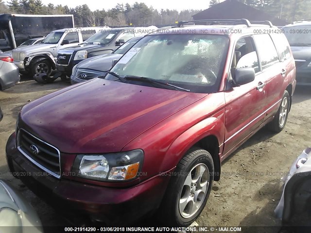 JF1SG65693H741103 - 2003 SUBARU FORESTER 2.5XS წითელი ფოტო 2
