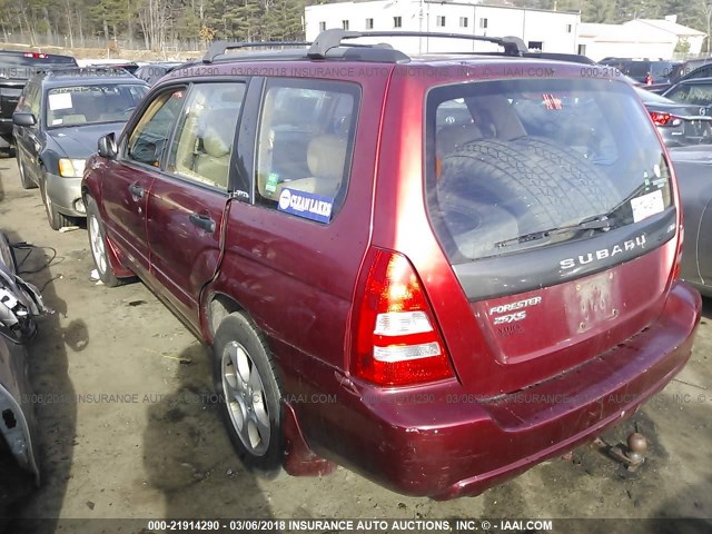 JF1SG65693H741103 - 2003 SUBARU FORESTER 2.5XS წითელი ფოტო 3