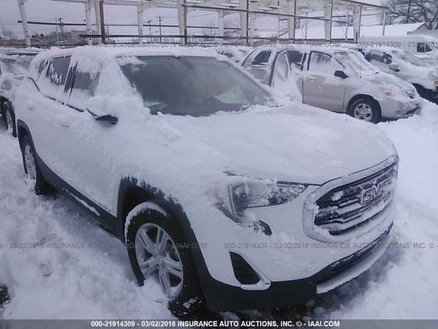 3GKALMEV6JL161470 - 2018 GMC TERRAIN SLE WHITE photo 1