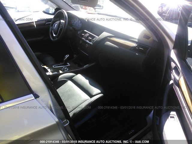 5UXWX7C50BL730898 - 2011 BMW X3 XDRIVE35I Champagne photo 5