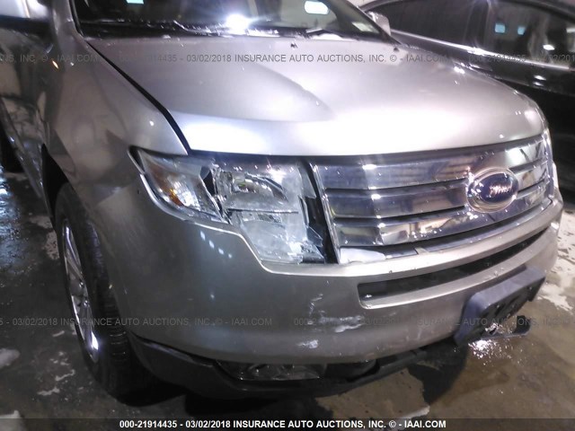 2FMDK49C38BB19490 - 2008 FORD EDGE LIMITED GRAY photo 6