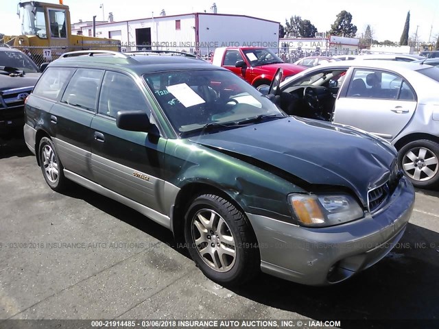 4S3BH675337627843 - 2003 SUBARU LEGACY OUTBACK AWP 绿色 照片 1