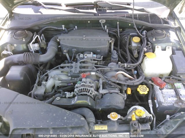 4S3BH675337627843 - 2003 SUBARU LEGACY OUTBACK AWP 绿色 照片 10