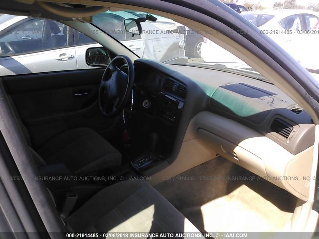 4S3BH675337627843 - 2003 SUBARU LEGACY OUTBACK AWP GREEN photo 5