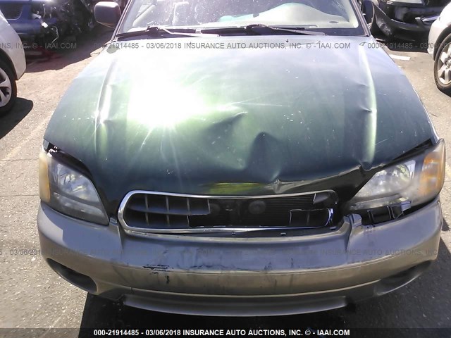 4S3BH675337627843 - 2003 SUBARU LEGACY OUTBACK AWP 绿色 照片 6