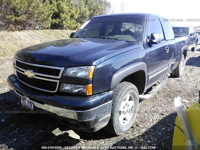 1GCEK19Z77Z206039 - 2007 CHEVROLET SILVERADO K1500 CLASSIC BLUE photo 2