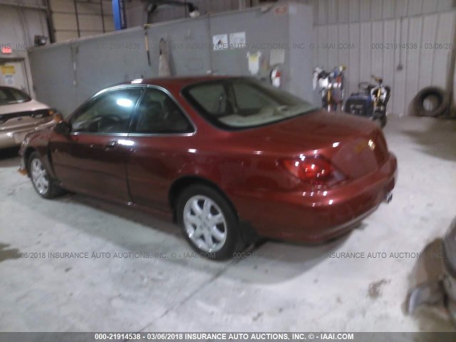 19UYA2252WL013118 - 1998 ACURA 3.0CL MAROON photo 3