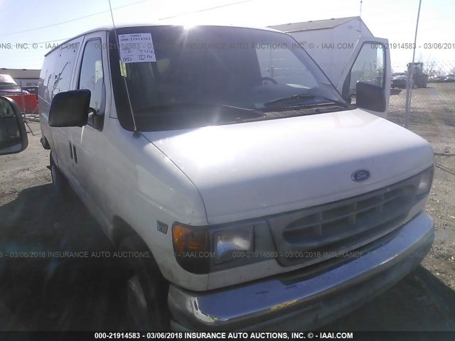 1FTSS34F5YHB28511 - 2000 FORD ECONOLINE E350 SUPER DUTY VAN WHITE photo 1