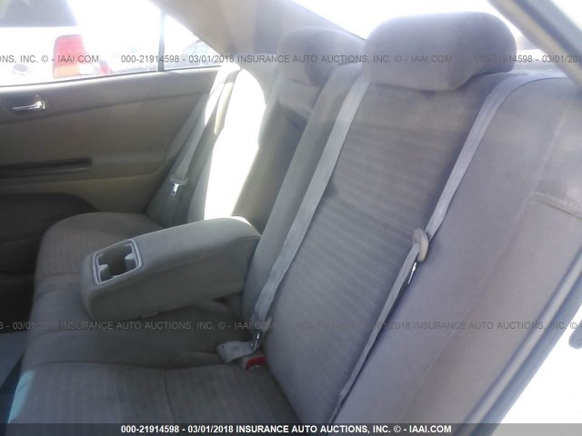 4T1BE32K65U025541 - 2005 TOYOTA CAMRY LE/XLE/SE WHITE photo 8