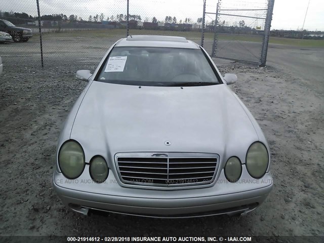 WDBLJ70G31F167532 - 2001 MERCEDES-BENZ CLK 430 SILVER photo 6