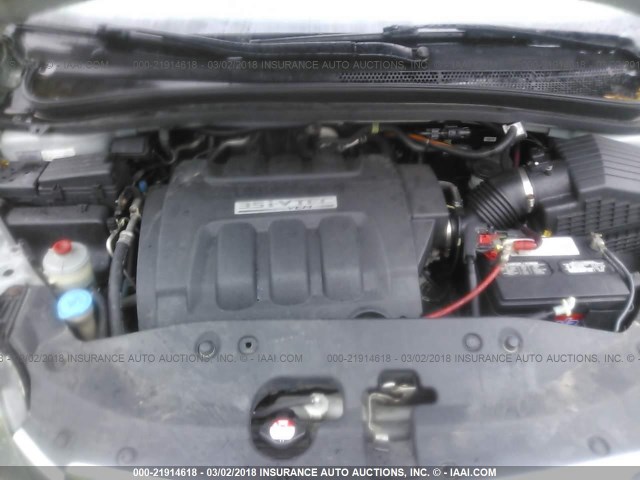 5FNRL38657B035749 - 2007 HONDA ODYSSEY EXL ნაცრისფერი ფოტო 10