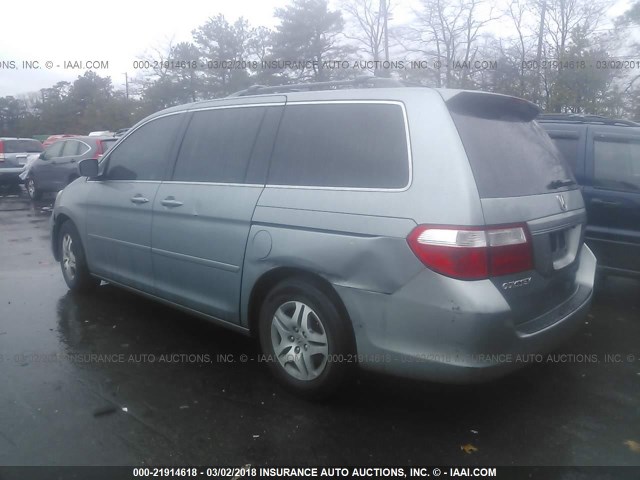 5FNRL38657B035749 - 2007 HONDA ODYSSEY EXL ნაცრისფერი ფოტო 3