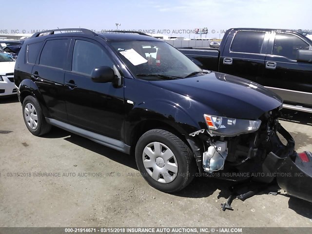 JA4AS2AW8BU028065 - 2011 MITSUBISHI OUTLANDER ES 黑色 照片 1