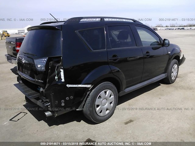 JA4AS2AW8BU028065 - 2011 MITSUBISHI OUTLANDER ES 黑色 照片 4