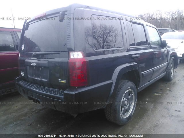 1J8HG48N08C163434 - 2008 JEEP COMMANDER SPORT BLACK photo 4