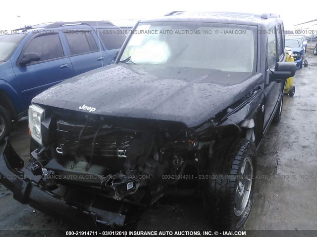 1J8HG48N08C163434 - 2008 JEEP COMMANDER SPORT BLACK photo 6