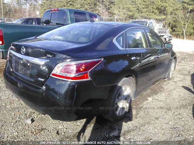 1N4AL3AP1EC187964 - 2014 NISSAN ALTIMA 2.5/S/SV/SL BLACK photo 4