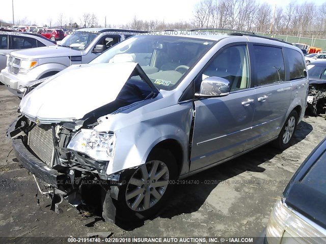 2A8HR54P38R747003 - 2008 CHRYSLER TOWN & COUNTRY TOURING GRAY photo 2