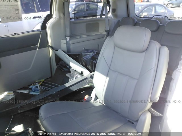 2A8HR54P38R747003 - 2008 CHRYSLER TOWN & COUNTRY TOURING GRAY photo 8