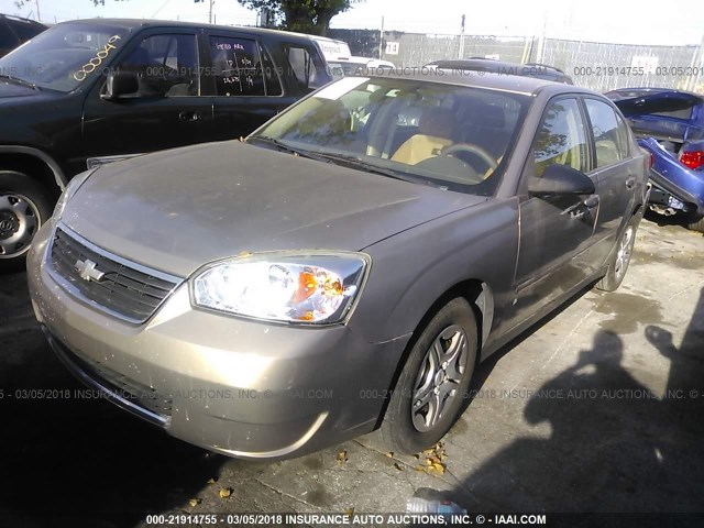 1G1ZS58F17F286271 - 2007 CHEVROLET MALIBU LS 棕色 照片 2