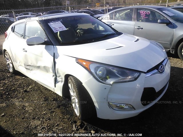 KMHTC6AD0CU029094 - 2012 HYUNDAI VELOSTER WHITE photo 6