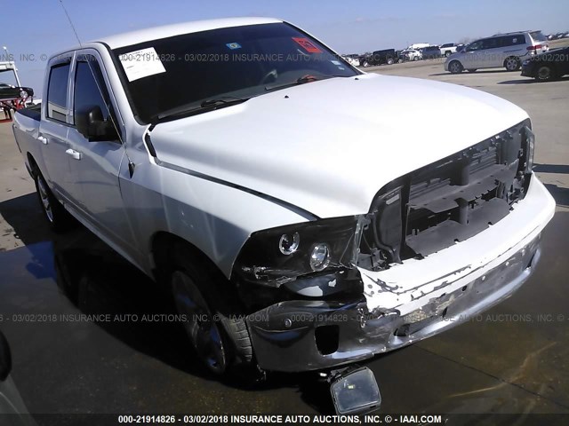 1C6RR6LT9FS567589 - 2015 RAM 1500 SLT WHITE photo 1