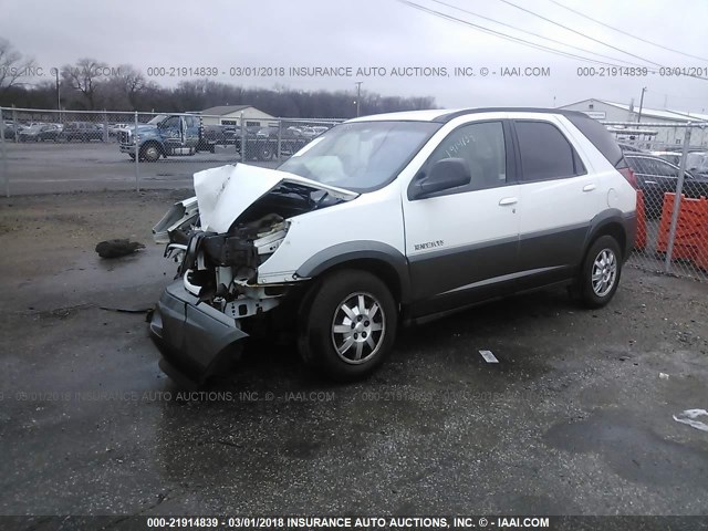 3G5DB03E83S610011 - 2003 BUICK RENDEZVOUS CX/CXL WHITE photo 2