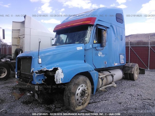 1FUJBBCG45LU96308 - 2005 FREIGHTLINER CONVENTIONAL ST120 BLUE photo 2