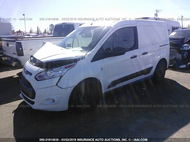 NM0LE6F72G1287073 - 2016 FORD TRANSIT CONNECT XLT WHITE photo 2