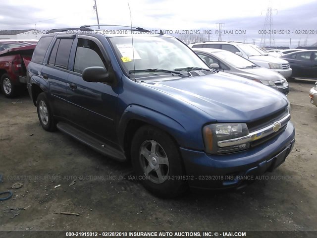 1GNDT13S762309108 - 2006 CHEVROLET TRAILBLAZER LS/LT BLUE photo 1