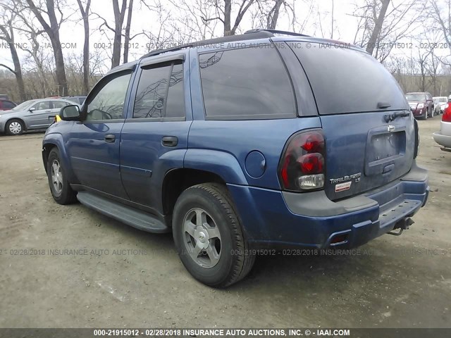 1GNDT13S762309108 - 2006 CHEVROLET TRAILBLAZER LS/LT BLUE photo 3