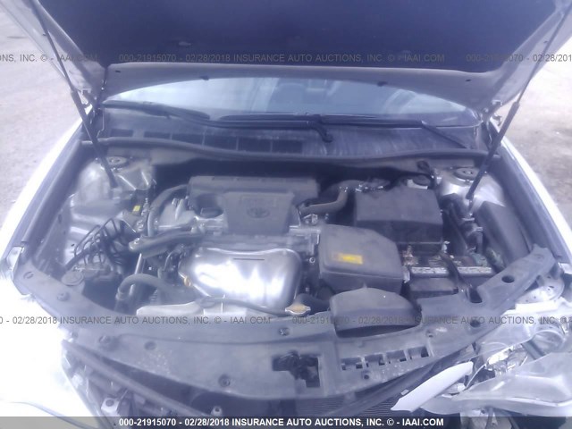 4T1BF1FK5DU693440 - 2013 TOYOTA CAMRY L/SE/LE/XLE 银色 照片 10