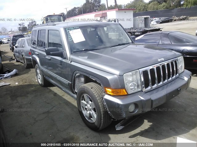 1J8HH48K78C159285 - 2008 JEEP COMMANDER SPORT ნაცრისფერი ფოტო 1