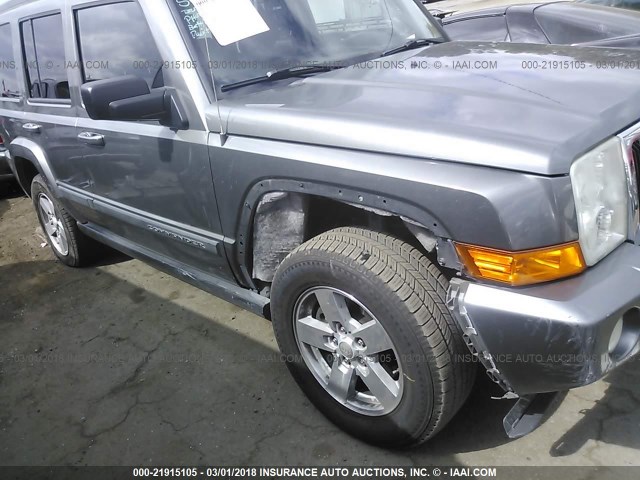 1J8HH48K78C159285 - 2008 JEEP COMMANDER SPORT ნაცრისფერი ფოტო 6
