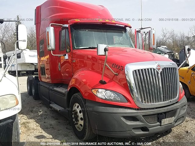 1HSDJSJR2DJ242206 - 2013 INTERNATIONAL PROSTAR RED photo 1